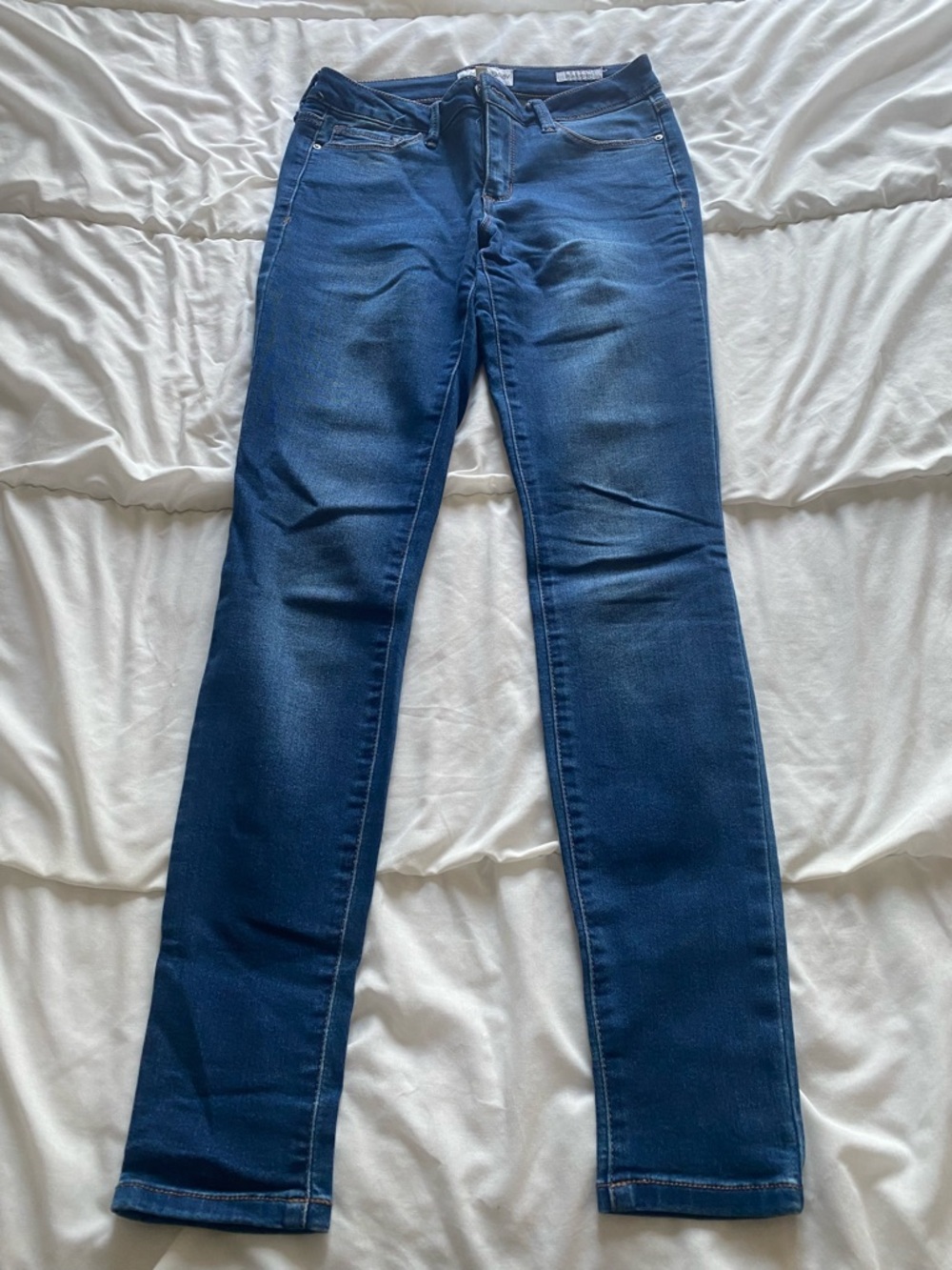 Women’s Dark Blue Skinny Jeans - Stretch Slim Fit